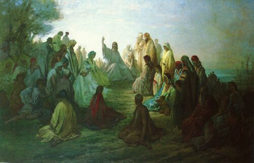 Jesus Preaching on the Mountain – Gustave Doré Gustave Doré