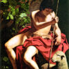 John the Baptist (Reclining Baptist) – Caravaggio Caravaggio