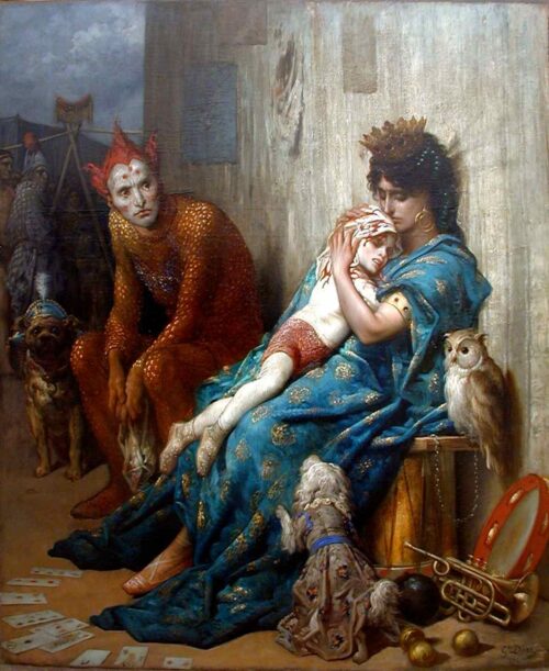 The Family of the Acrobat: The Wounded Child – Gustave Doré Gustave Doré