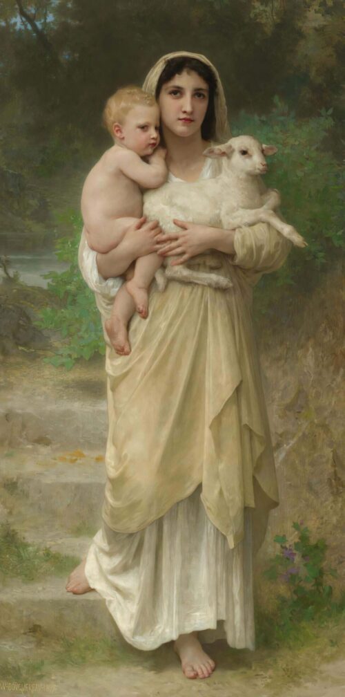 The Lambs – William Bouguereau William Bouguereau