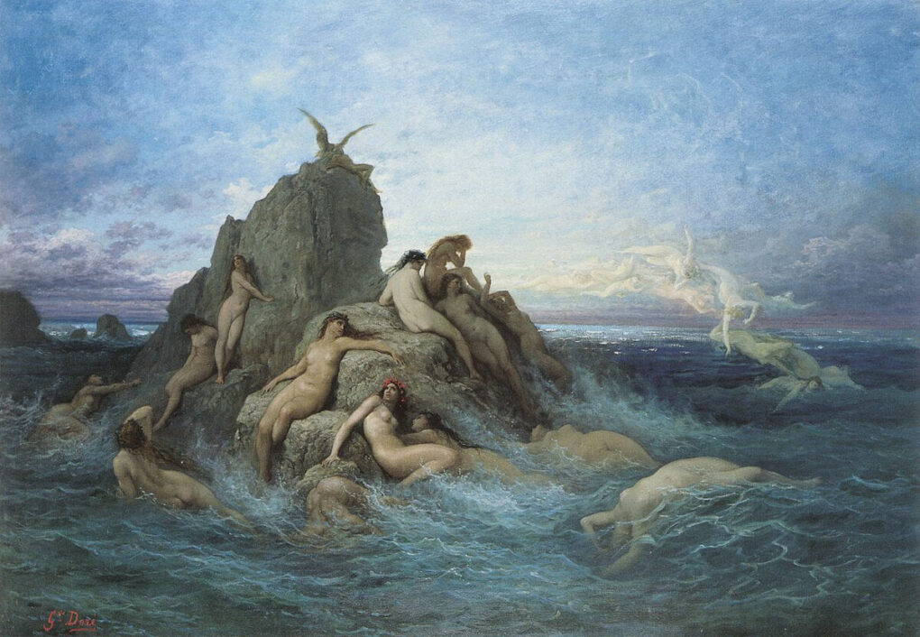 The Oceanids (The Naiads of the Sea) – Gustave Doré