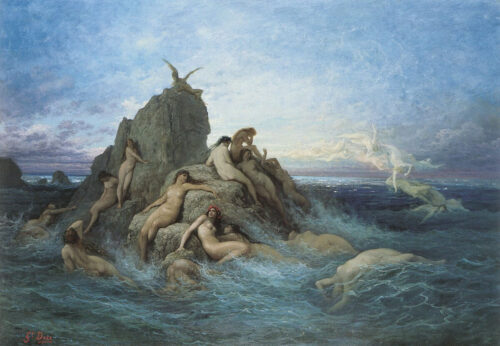 The Oceanids (The Naiads of the Sea) – Gustave Doré Gustave Doré