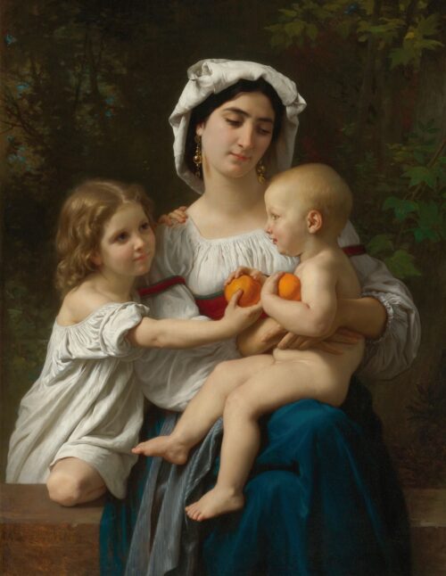 The Oranges – William Bouguereau William Bouguereau