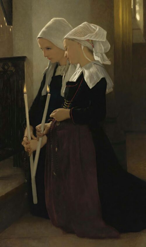 The Vow to Saint Anne of Auray – William Bouguereau William Bouguereau