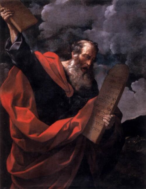 Moses with the Tablets of the Law – Guido Reni Guido Reni