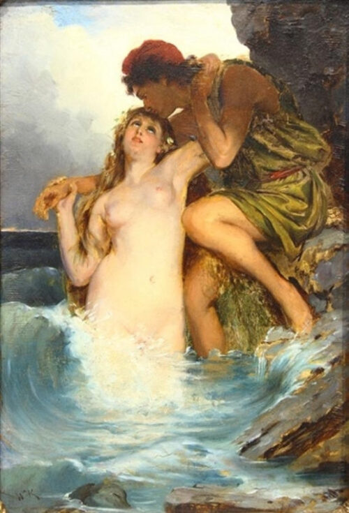 Nude in the Waves – Wilhelm Kotarbiński Wilhelm Kotarbiński