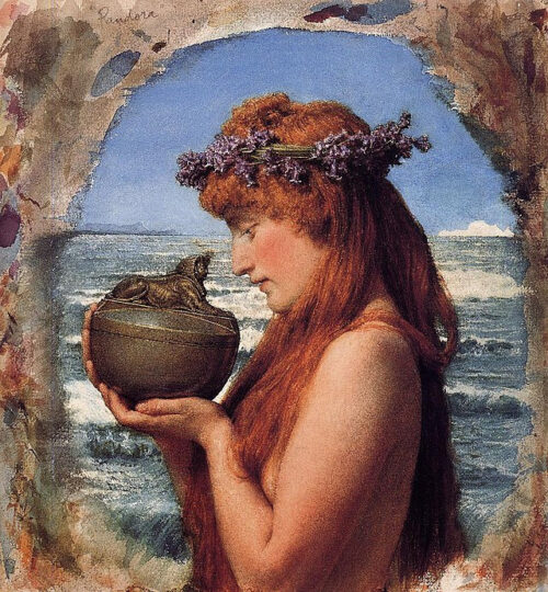 Pandora – Lawrence Alma-Tadema Lawrence Alma-Tadema