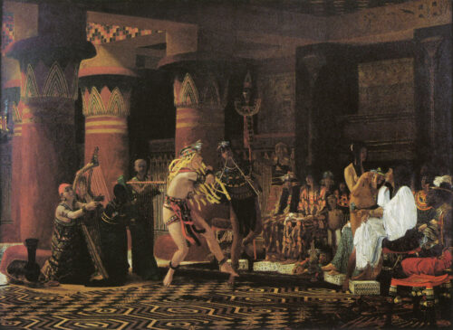 Pastimes in Ancient Egypt, 3,000 Years Ago – Lawrence Alma-Tadema Lawrence Alma-Tadema