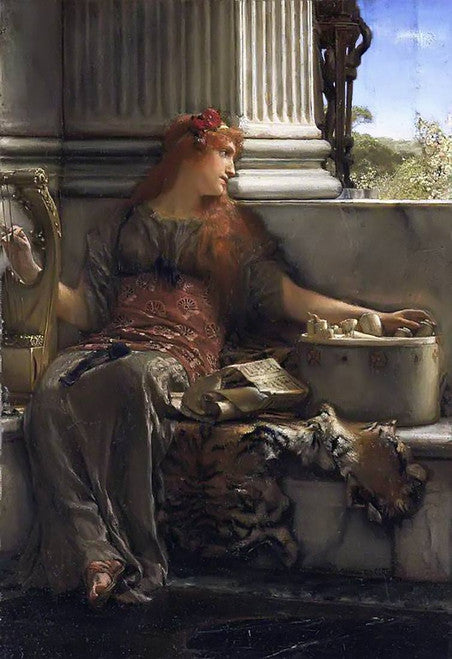 Poetry – Lawrence Alma-Tadema Lawrence Alma-Tadema