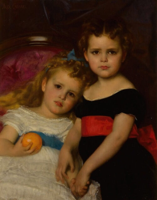 Portrait of the Two Sisters – Alexandre Cabanel Alexandre Cabanel