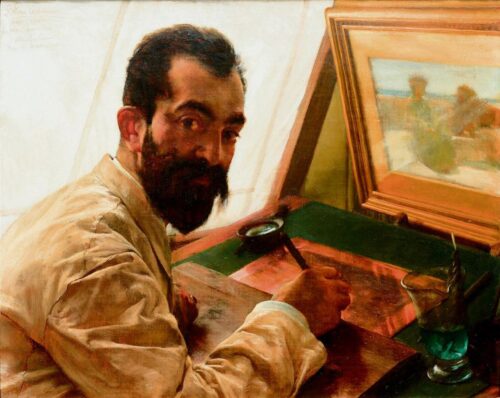 Portrait of Leopold Löwenstam, the Etcher – Lawrence Alma-Tadema Lawrence Alma-Tadema