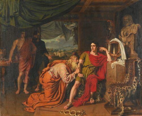 Priam Begging Achilles for Hector’s Body – Alexander Ivanov Alexander Ivanov