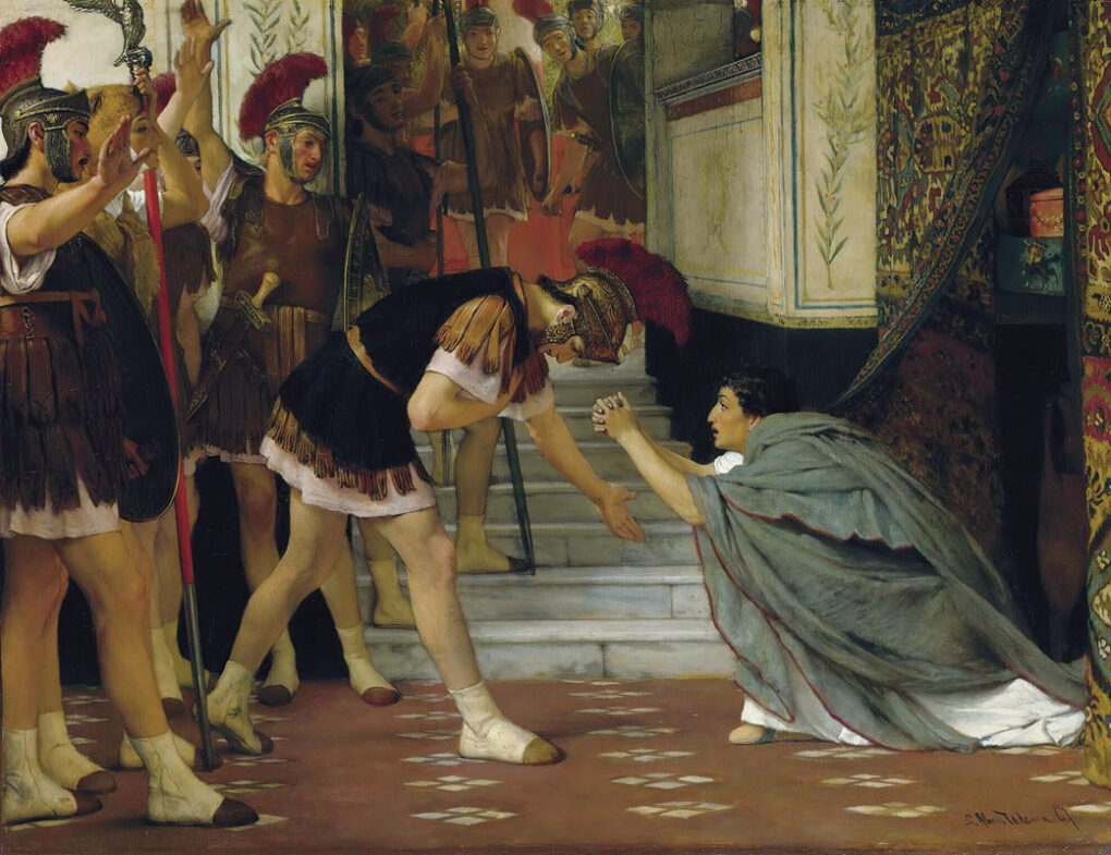 Proclaiming Claudius Emperor, Opus XLVIII (1867) – Lawrence Alma-Tadema