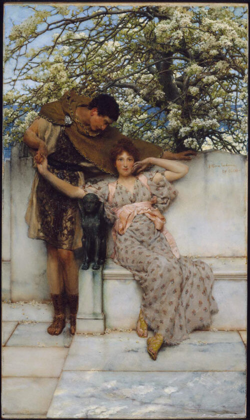 Promise of Spring – Lawrence Alma-Tadema Lawrence Alma-Tadema