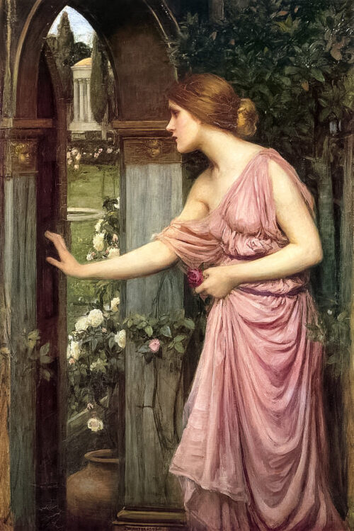 Psyche Entering Cupid’s Garden – John William Waterhouse John William Waterhouse