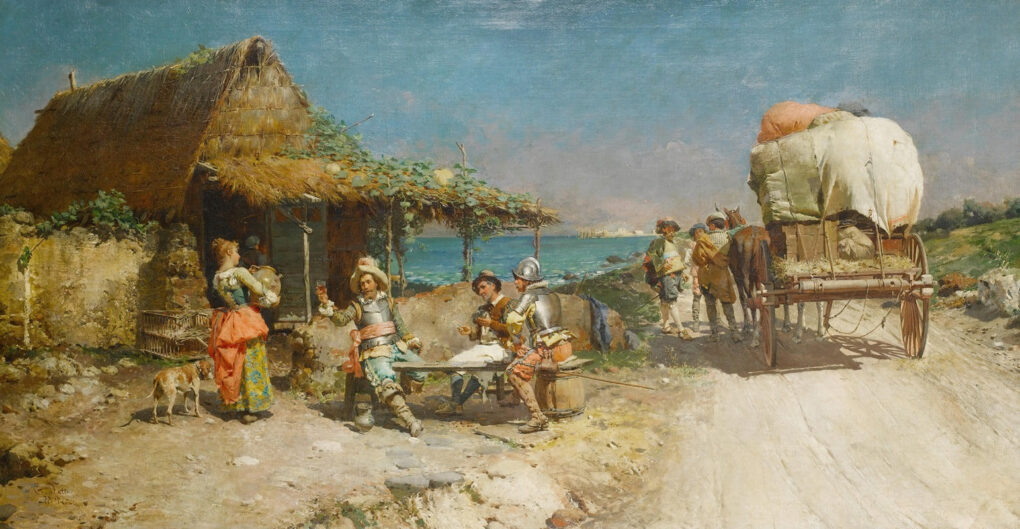 Refreshments at a Wayside Inn – Cesare-Auguste Detti