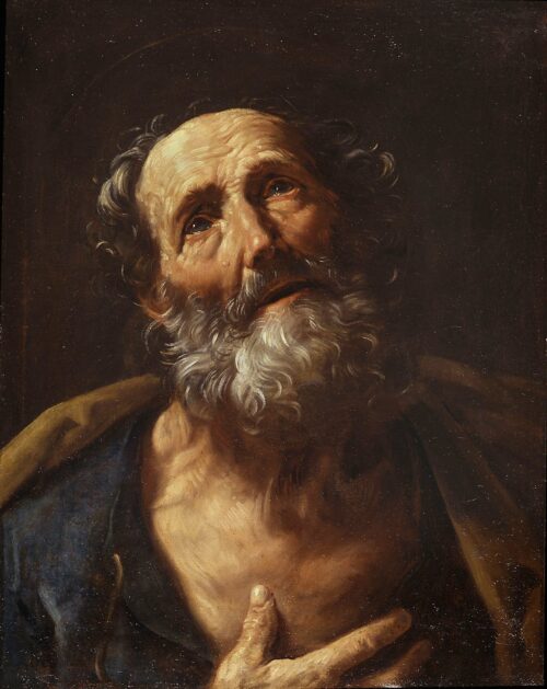 Penitent Saint Peter – Guido Reni Guido Reni