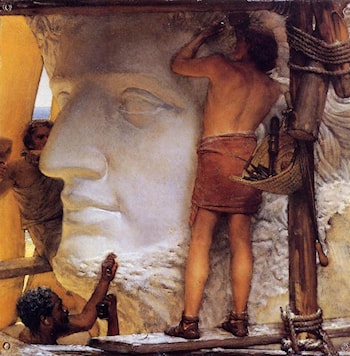 Sculptors in Ancient Rome – Lawrence Alma-Tadema Lawrence Alma-Tadema