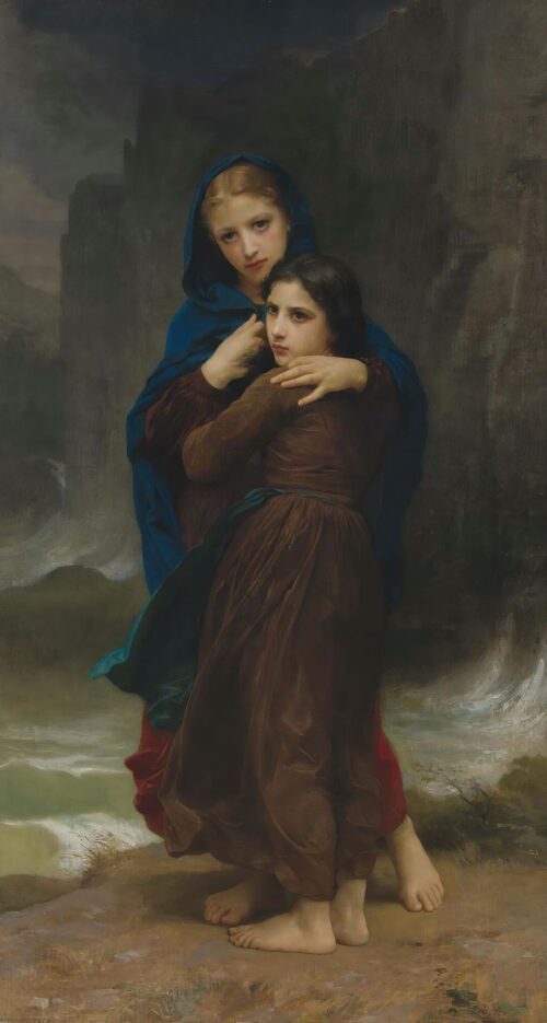 Storm – William Bouguereau William Bouguereau