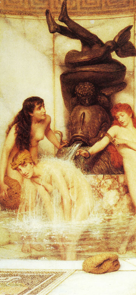 Strigils and Sponges – Lawrence Alma-Tadema Lawrence Alma-Tadema