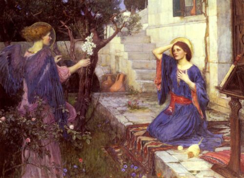 The Annunciation – John William Waterhouse John William Waterhouse