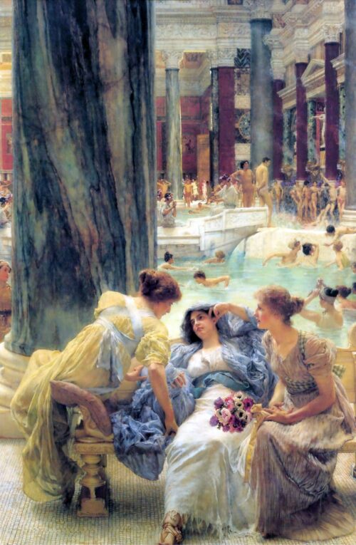 The Baths of Caracalla – Lawrence Alma-Tadema Lawrence Alma-Tadema