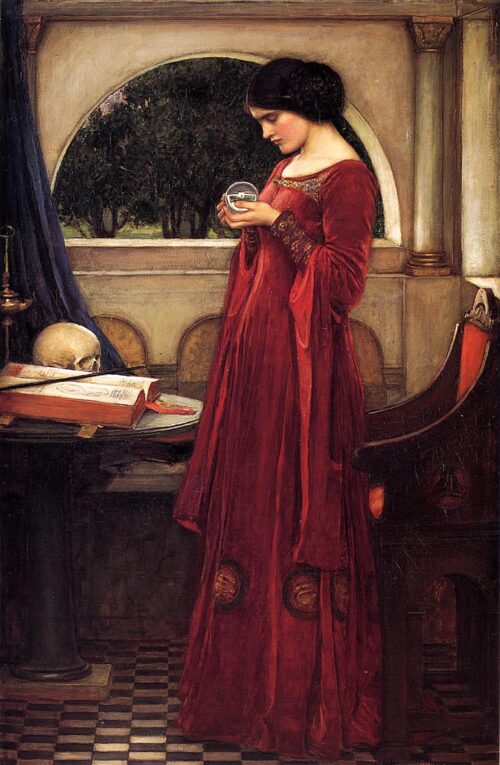 The Crystal Ball – John William Waterhouse John William Waterhouse