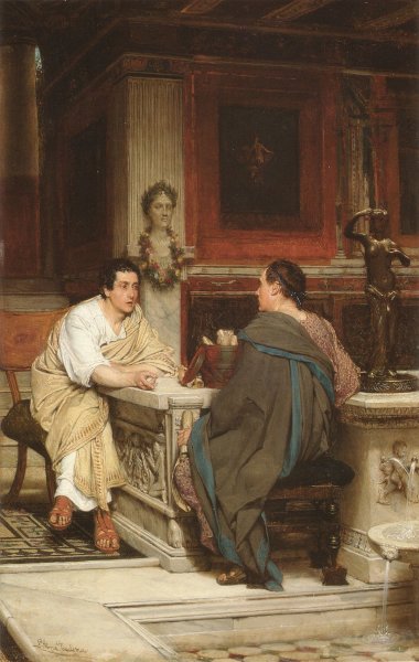 The Discourse – Lawrence Alma-Tadema Lawrence Alma-Tadema