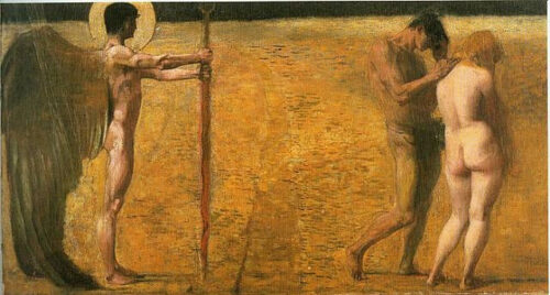 The Expulsion from Paradise – Franz von Stuck Franz von Stuck