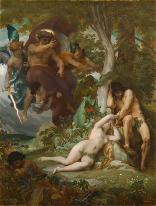 The Expulsion of Adam and Eve from the Garden of Paradise – Alexandre Cabanel Alexandre Cabanel