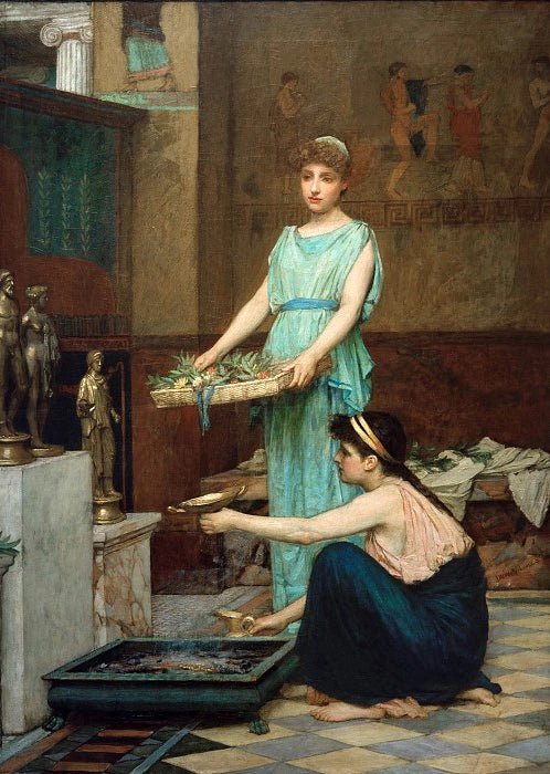 The Household Gods – John William Waterhouse John William Waterhouse