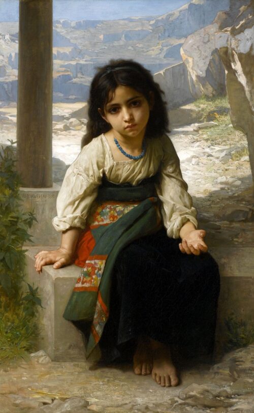 The Little Beggar – William Bouguereau William Bouguereau