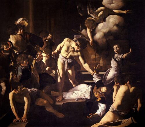 The Martyrdom of Saint Matthew – Caravaggio Caravaggio