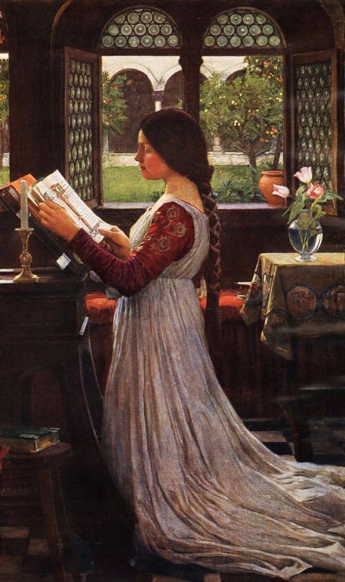 The Missal – John William Waterhouse John William Waterhouse