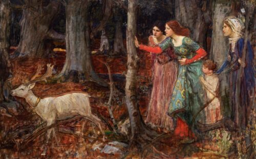 The Mystic Wood – John William Waterhouse John William Waterhouse