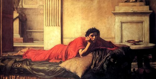 The Remorse of Nero After the Murder of His Mother – John William Waterhouse John William Waterhouse