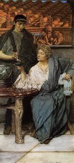 The Roman Wine Tasters – Lawrence Alma-Tadema Lawrence Alma-Tadema