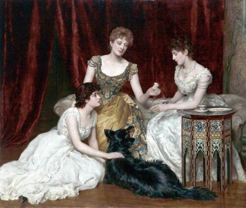 The Three Daughters of William Reed – John Collier John Collier