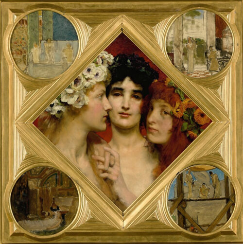 The Three Graces – Lawrence Alma-Tadema Lawrence Alma-Tadema