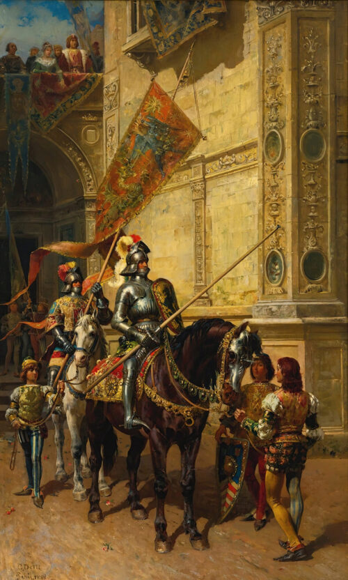 To the Joust – Cesare-Auguste Detti Cesare-Auguste Detti