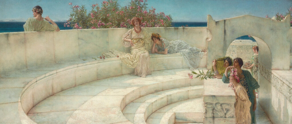 Under the Roof of Blue Ionian Weather – Lawrence Alma-Tadema