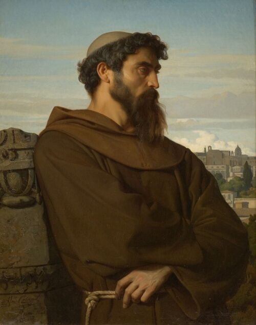 A Thinker, Young Roman Monk – Alexandre Cabanel Alexandre Cabanel