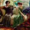 Under the Roof of Blue Ionian Weather – Lawrence Alma-Tadema Lawrence Alma-Tadema