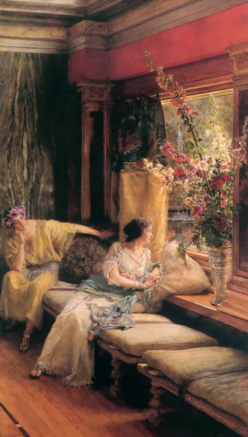 Vain Courtship – Lawrence Alma-Tadema Lawrence Alma-Tadema