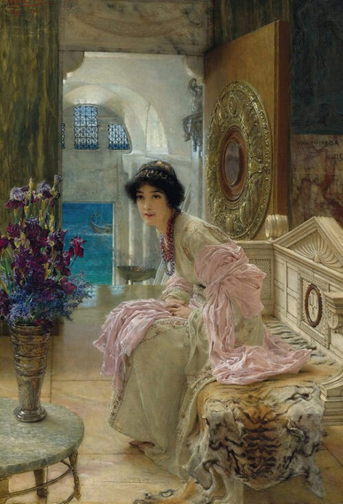 Watching And Waiting – Lawrence Alma-Tadema Lawrence Alma-Tadema