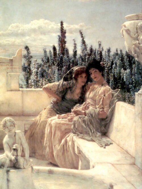 Whispering Noon – Lawrence Alma-Tadema Lawrence Alma-Tadema