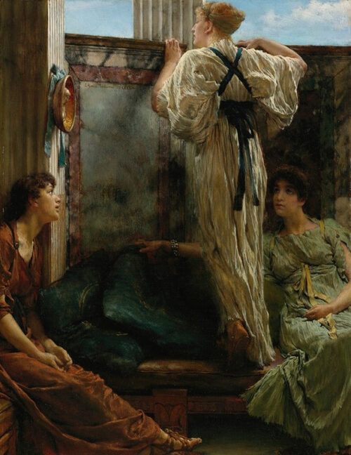 Who Is It – Lawrence Alma-Tadema Lawrence Alma-Tadema