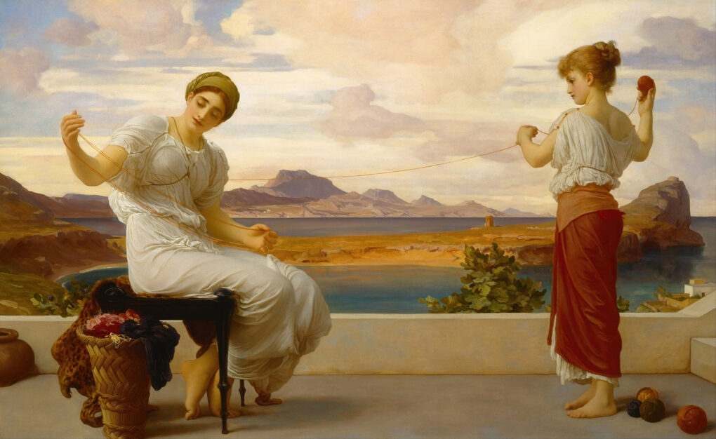 Winding the Skein – Frederic Leighton