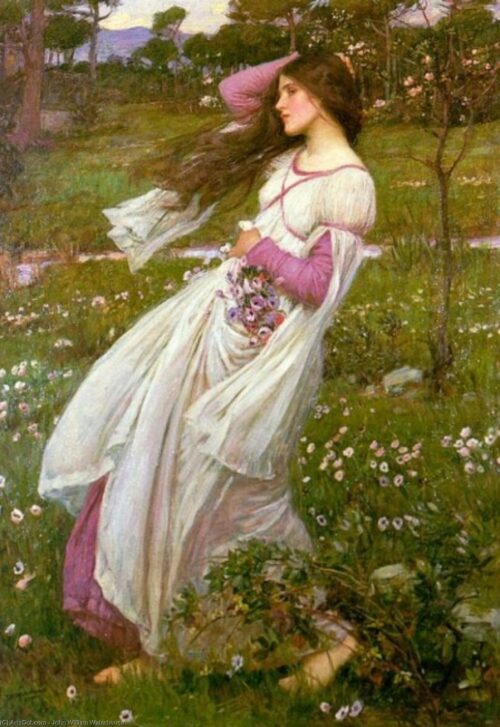 Windswept – John William Waterhouse John William Waterhouse